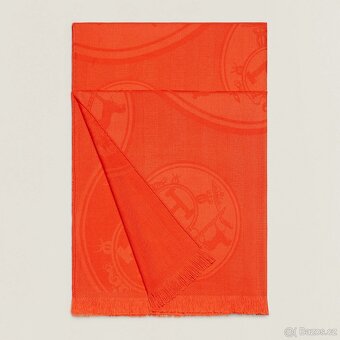 Štola Hermes New Libris Orange Vif - 8