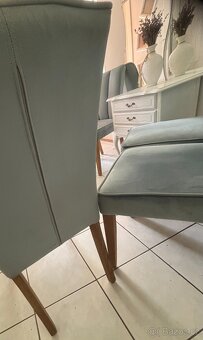 Luxusní jídelní židle 6ks - 8