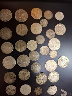 Stříbrné mince 81 ks Pražské groše, středověk,atd - 8