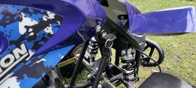 Nová modrá dětská čtyřkolka 50ccm Dragon - 8