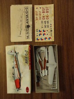 Modely letadel,KP, plastové stavebnice. - 8