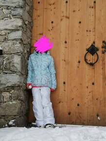 pékná oboustranná zimní bunda jako nová divka 9-13 let - 8