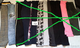 Dívčí elasťáky vel.od 104-až po vel.S - 8