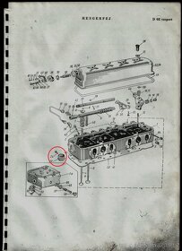 Hlava motoru D-40L na MTZ-5L,  Bělorus-E-153 - 8