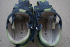 Chlapecké sandálky modro-zelené, zn. Protetika, vel. 21 - 8