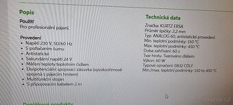 PROFI Pájecí stanice ERSA ANALOG 60 A, antistatická - 8