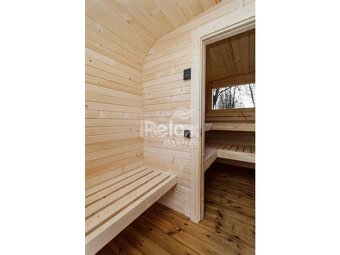 Zahradní finská sauna 3,5M s předsíní - 8