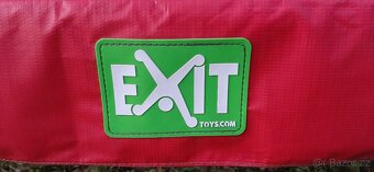 Trampolína EXIT Elegant se sítí Economy 427cm - červená - 8
