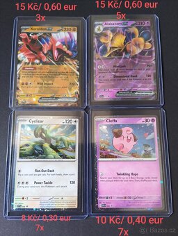 Pokémon karty 1 - 8