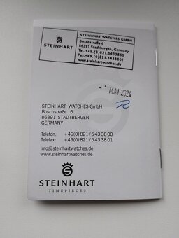 Steinhart Military 42 handaufzug, ruční nátah strojek UNITAS - 8