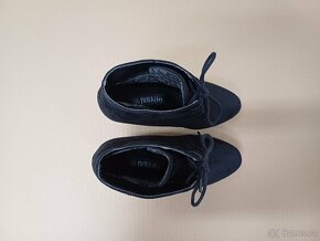 Černé kotníkové boty vel.37 - 8