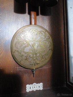 Hodiny pendlovky čtvrťové Gustav Becker - 8