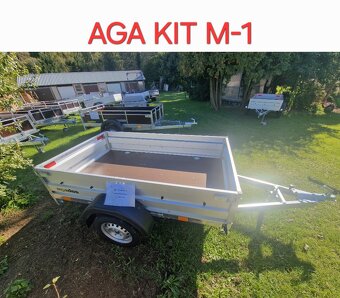 Přívěsný vozik AGA KIT M-1 Sklopný D-202,Š-123 - 8