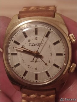 Pánské hodinky POLJOT SIGNÁL s mechanickým budíkem👍👍👍 - 8