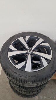 Litá kola Škoda, Volkswagen, Seat 205/55 R17, 5x100 vc. Pneu - 8