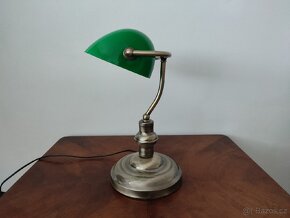 LUXUSNÍ STOLNÍ LAMPIČKA, BANKÉŘKA. - 8