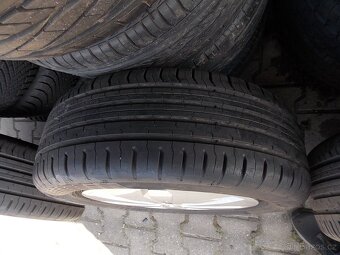 4ks orig. 16" plech disků Audi + letní pneu 205/60 R16 - 8