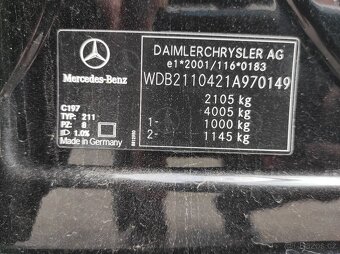 Mercedes W211 200E - 8