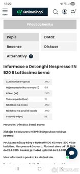 Kávovar Nespresso Delonghi - 8