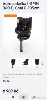 Autosedačka JOIE I-spin 360 E - 8