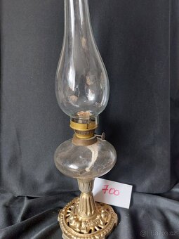 Petrolejová lampa na noze - 8