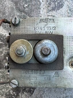 motorek stěračů DDR RUHLA 6V a 24V - 8