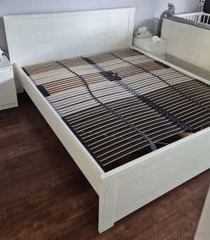 Postel IKEA 160x200 + rošty + matrace zdarma - 8