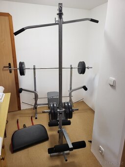 Posilovací lavice s kopáčem a kladkou Olpran SA-003N - 8
