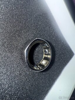 Oura Ring 3. generace – stříbrný, styl Heritage - 8