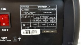Nová multifunkční svářečka Sherman DIGIMIG 215 DUALPULSE - 8