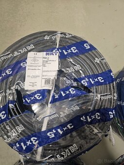 CYKY kabely 1,5 a 2,5 a jističe s chráničem - NOVÉ - 8