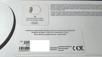 Apple Watch SE 2020 - růžová barva velikost 44mm - 8