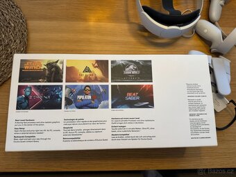 Meta Quest 2 256GB + originál Elite Strap + pouzdro - 8