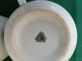 Retro hrnky porcelán Jugoslávie - 8