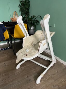 Prodám dětské křeslo/houpačku Carello Cascade, bílo-béžová - 8