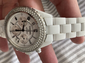 Automatické náramkové hodinky Chanel Chronograph White - 8