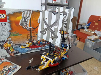 LEGO Pirates 6290 Pirate Battle Ship +návod +box - 8