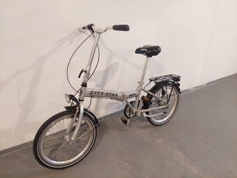 SKLÁDACÍ MĚSTSKÉ KOLO PRO DOSPĚLÉ  HLINÍKOVÝ RÁM - 8