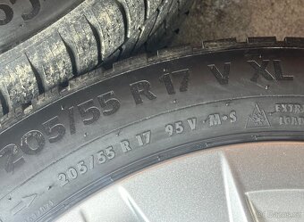 ALU Kola ŠKODA 5x112 R17 ROTARE Zánovní Zimní Pneu 205/55/17 - 8