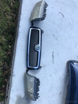 Škoda fabia I dveře, kapota, naraznik, světla - 8