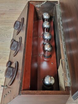 Starožitné rádio Chelsea Super-Five 5, USA, 1925, 5 lampovka - 8
