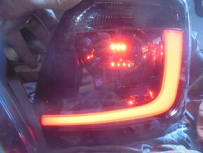 VW polo 6R - zadní LED diodová světla kouřová EAGLE EYES - 8