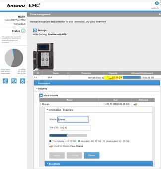 Diskové pole NAS LENOVO EMC PX2-300d 2ks - 8