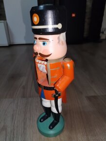 Louskáček 33 cm celodřevěný starožitný - 8