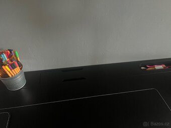 Mittzon psací stůl černý polohovací 160x80cm - 8