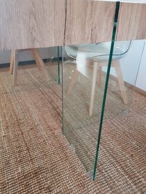 Jídelní stůl skleněny plus mdf - 8