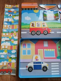 Dětský set na hraní do auta - magnetická kreativní krabička - 8