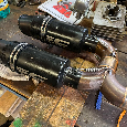 Laděný výfuk yamaha fz6 - 8