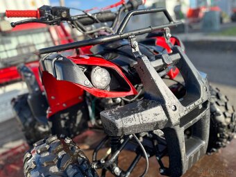 Dětská čtyřkolka 125cc Hummer RS Deluxe červená - 8