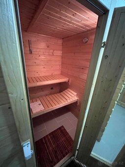 Finská sauna masiv 205x176 cm - 8